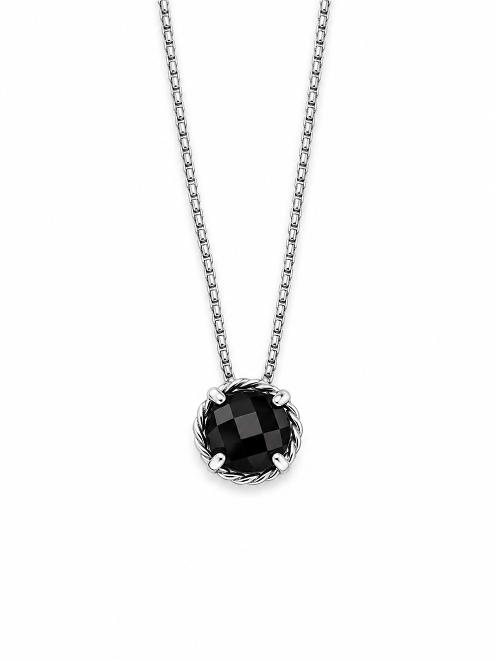 David Yurman Chatelaine® Pendant Necklace Black Onyx